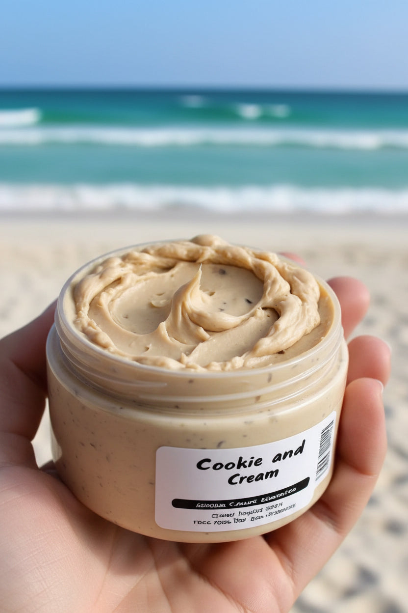 Cookies and Cream Body Butter - Travel Size 2oz.