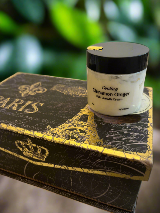 Cooling Cinnamon Ginger Hair Growth Cream 2oz.