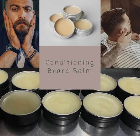 Beard Balm Tin - Shave and a Hair cut Scent - Mens Collection